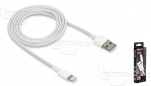 USB кабель iPhone X, Xr, 11, 12 lightning WALKER C820 белый