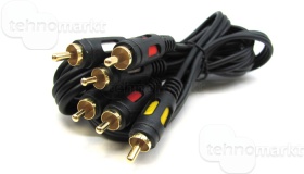 Шнур Alencom 3RCA-3RCA 